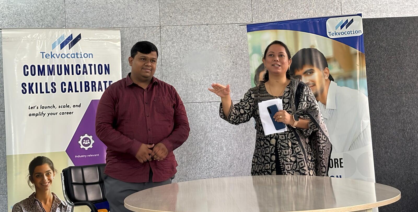 Fireside Chat at Tekvocation featuring an ex-intern’s learning, growth, and real-world project experience.